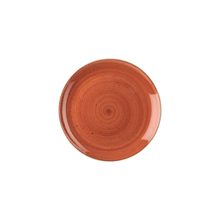 Churchill Stonecast Spiced Orange Coupe Plate 16.5cm (12 Pack) - BH656SO 3 Churchill Stonecast Spiced Orange Coupe Plate 16.5cm (12 Pack) - BH656SO