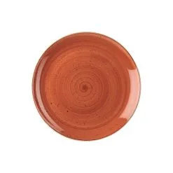 Churchill Stonecast Spiced Orange Coupe Plate 28.8cm (12 Pack) - BH653SO