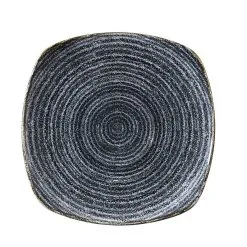 Churchill Studio Prints Charcoal Black Square Plate 10inch (12 Pack) - BI989