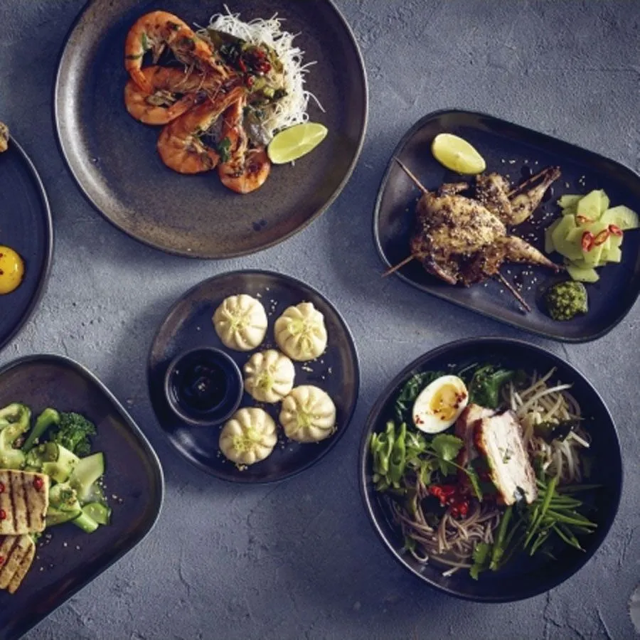 Genware Terra Porcelain Black Rectangular Plate 34.5 X23.5cm (6 Pack) - BL691BK 4 Genware Terra Porcelain Black Rectangular Plate 34.5 X23.5cm (6 Pack) - BL691BK - Image 2