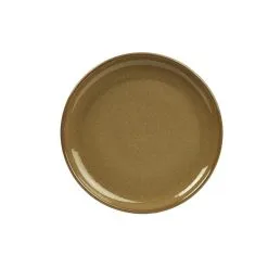 Genware Terra Stoneware RusticBrown Coupe Plate 24cm (12 Pack) - BJ132