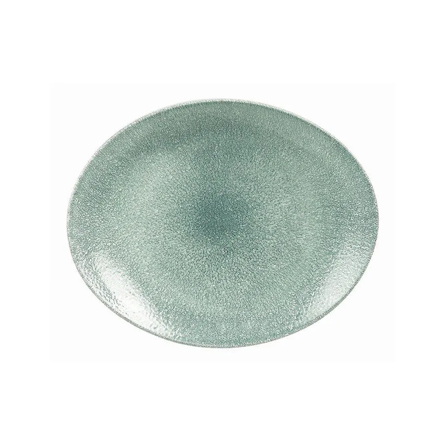 Churchill Topaz Blue Oval Coupe Plate (12 Pack) - BJ977 3 Churchill Topaz Blue Oval Coupe Plate (12 Pack) - BJ977